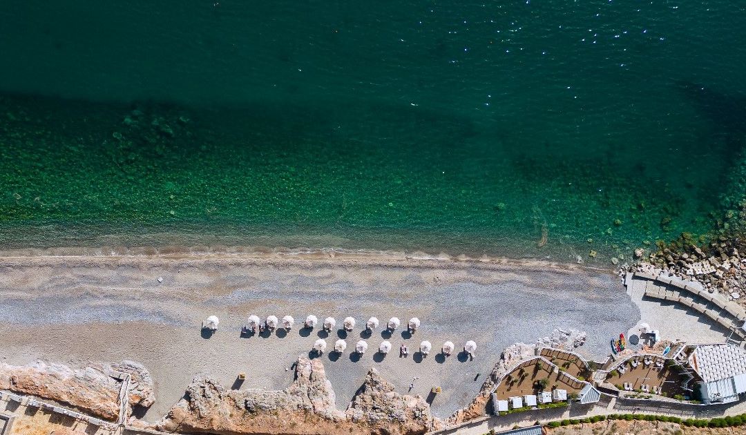 Aerial photo for Chedi Lustica Bay Beach